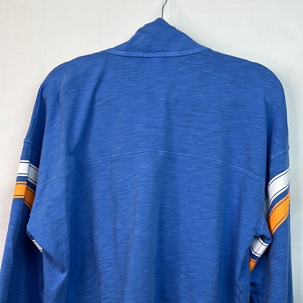 PINK Victoria’s Secret Blue Cropped Spirit Jersey size small. EUC - Picture 12 of 14